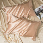 Taie d'oreiller en soie rose - Vignette | My Store