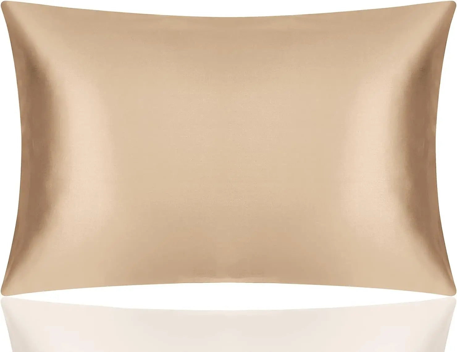 Taie d'oreiller 100% doré/champagne