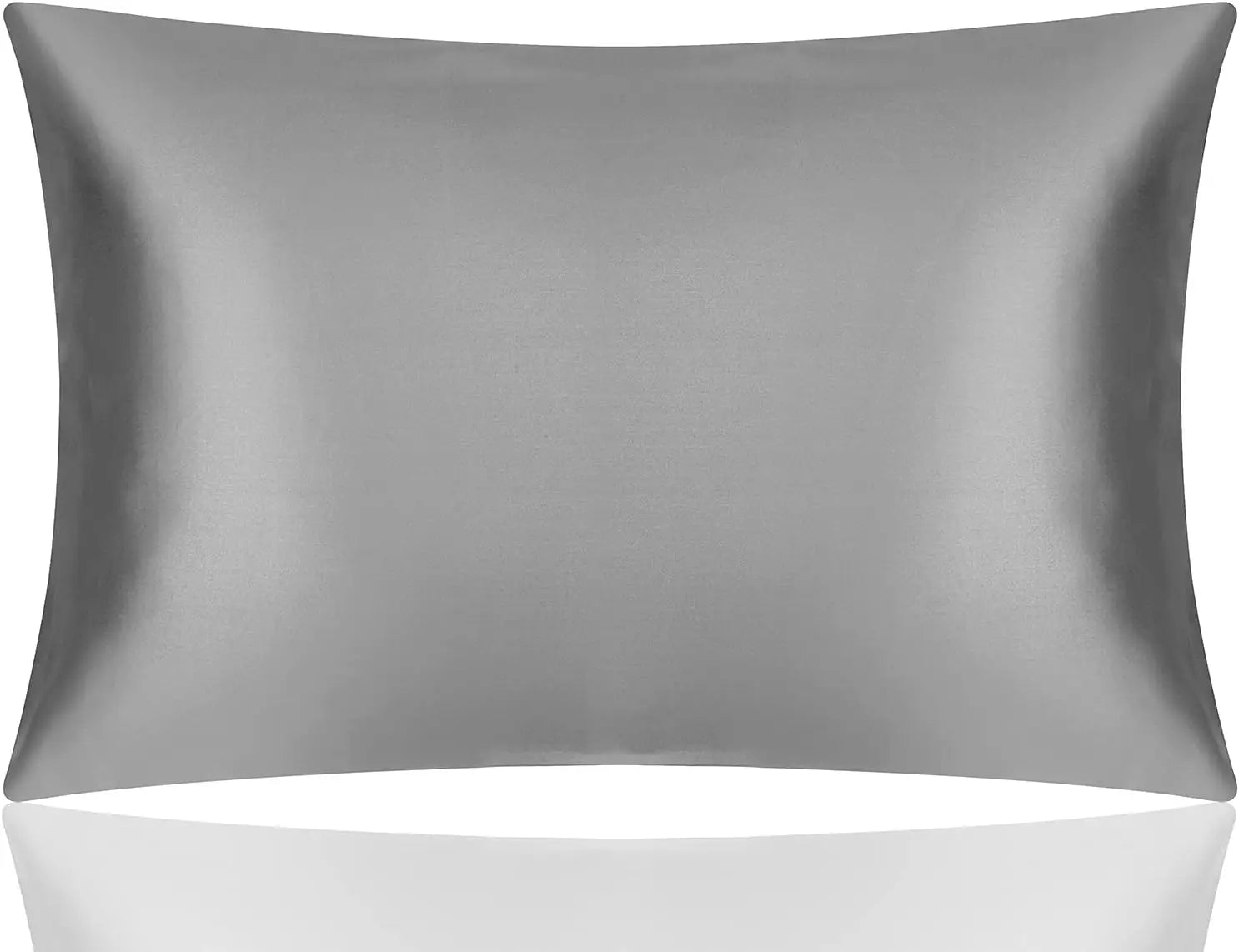 Taie d'oreiller 100% gris