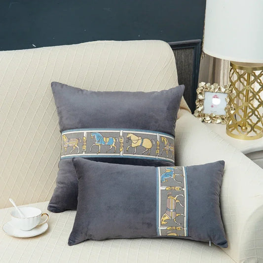 Taie d'oreiller 30x50 gris