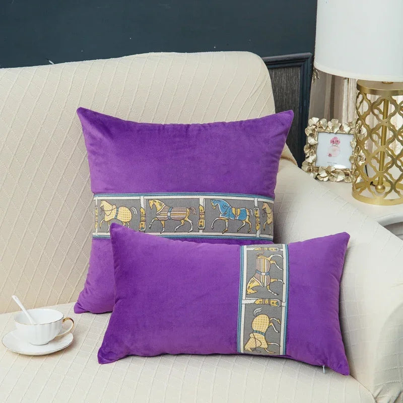 Taie d'oreiller 30x50 mauve