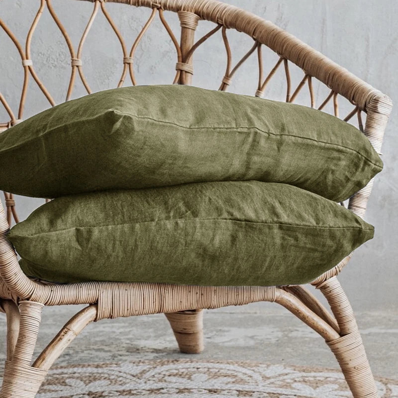 Taie d'oreiller 40x70 vert