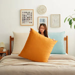 taie d oreiller 65x65 orange - Vignette | My Store