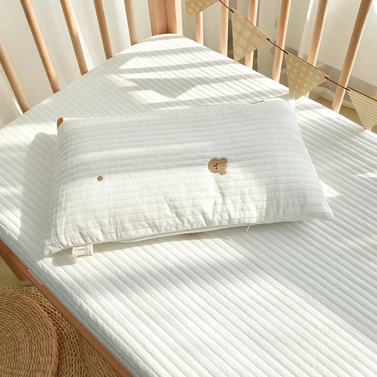 Taie d'oreiller bébé 30x50 ourson