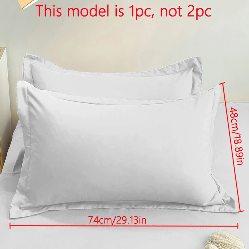 Taie d'oreiller blanc