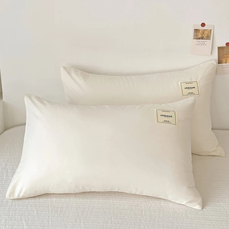 Taie d'oreiller blanc