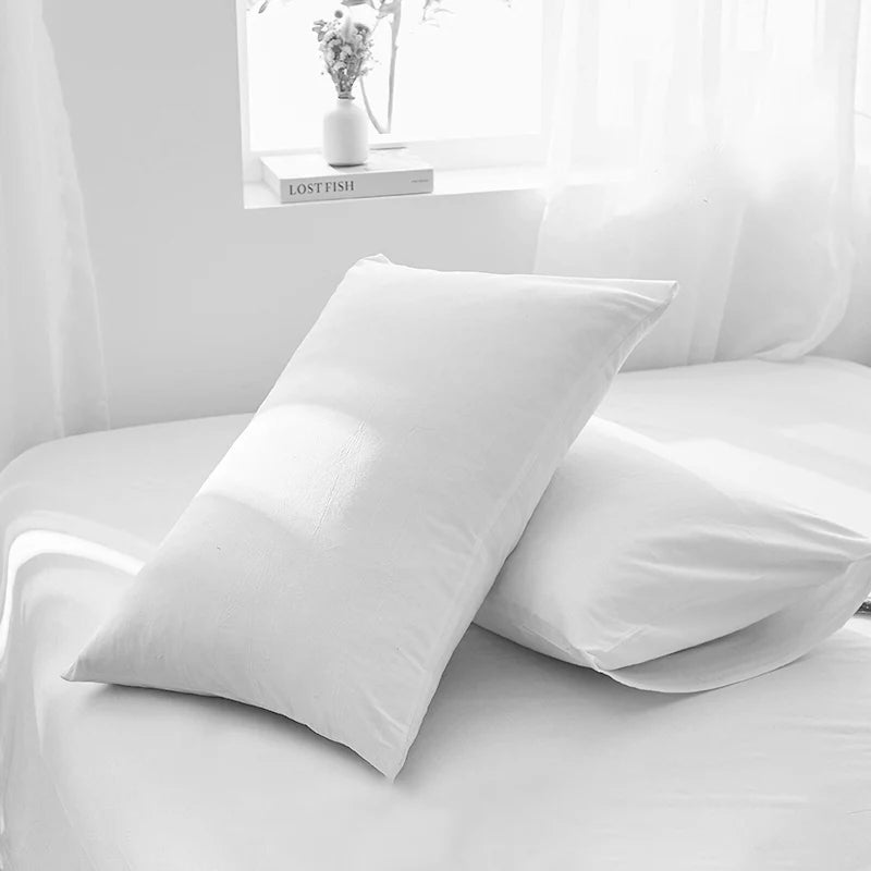 Taie d'oreiller blanc