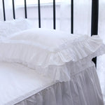 Taie d'oreiller blanche dentelle - Vignette | My Store