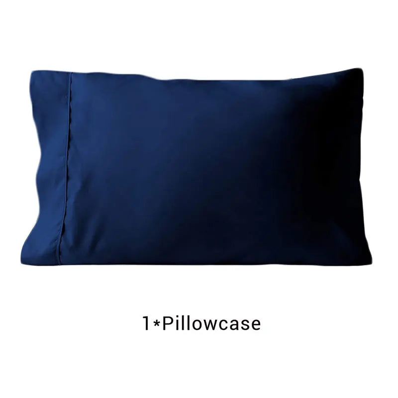 Taie d'oreiller bleu