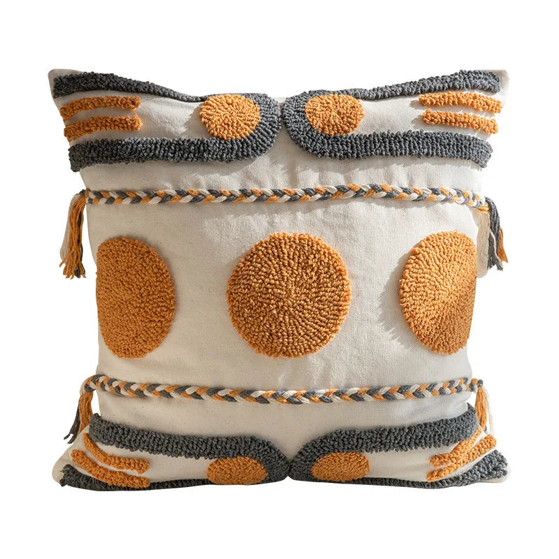 Taie d'oreiller brodée