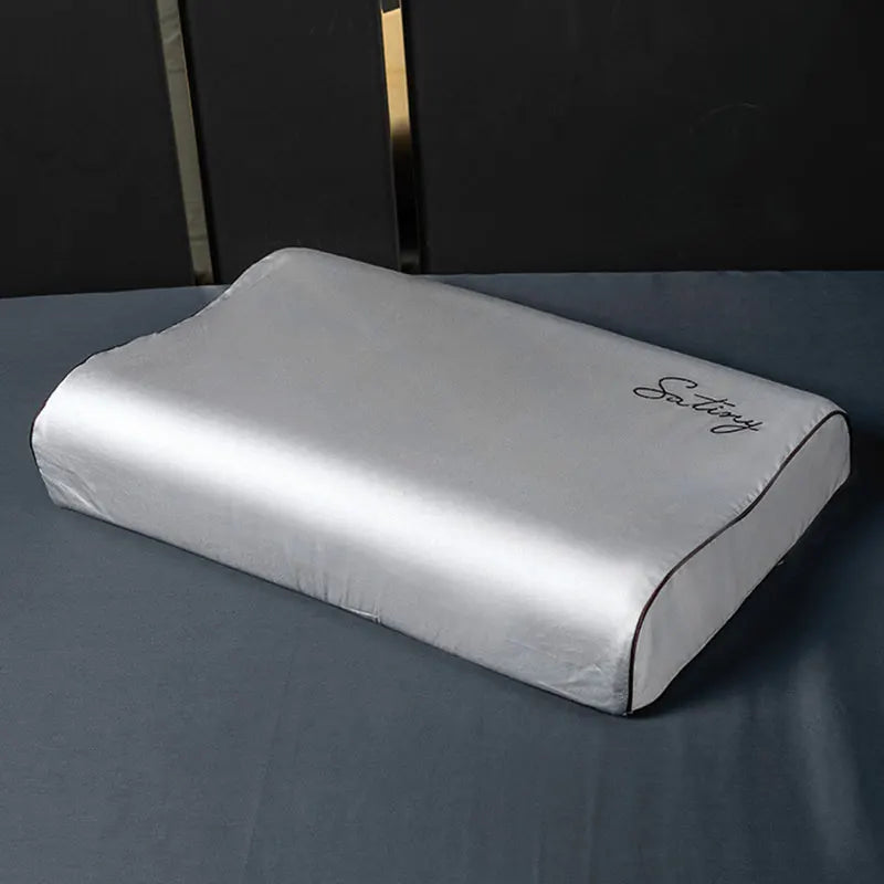 Taie d'oreiller ergonomique 60x40 blanc