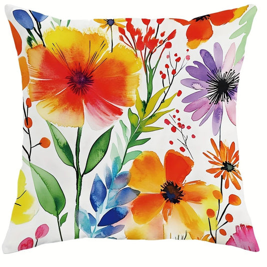 Taie d'oreiller fleurs