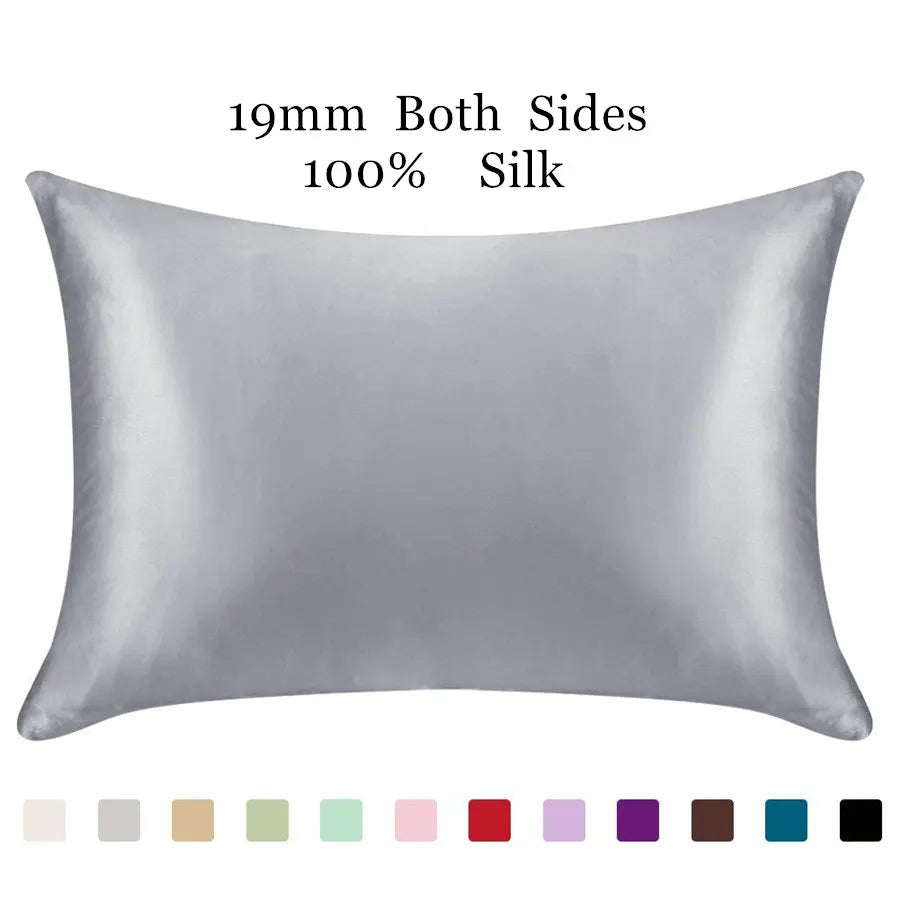 Taie d'oreiller gris