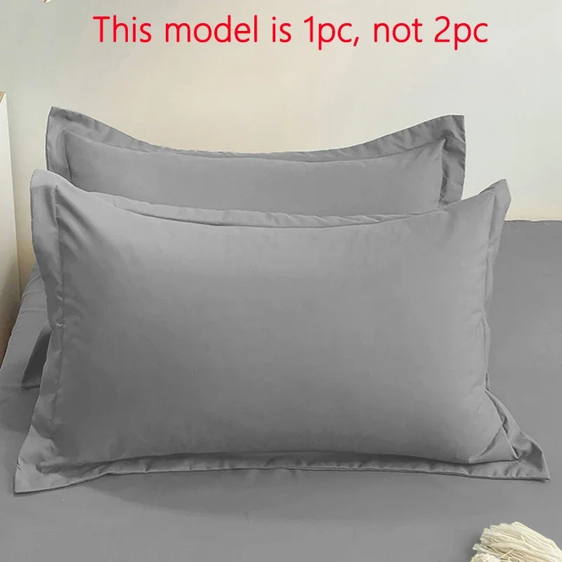 Taie d'oreiller gris