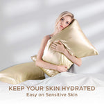 Taie d'oreiller en soie ivoire - Vignette | My Store