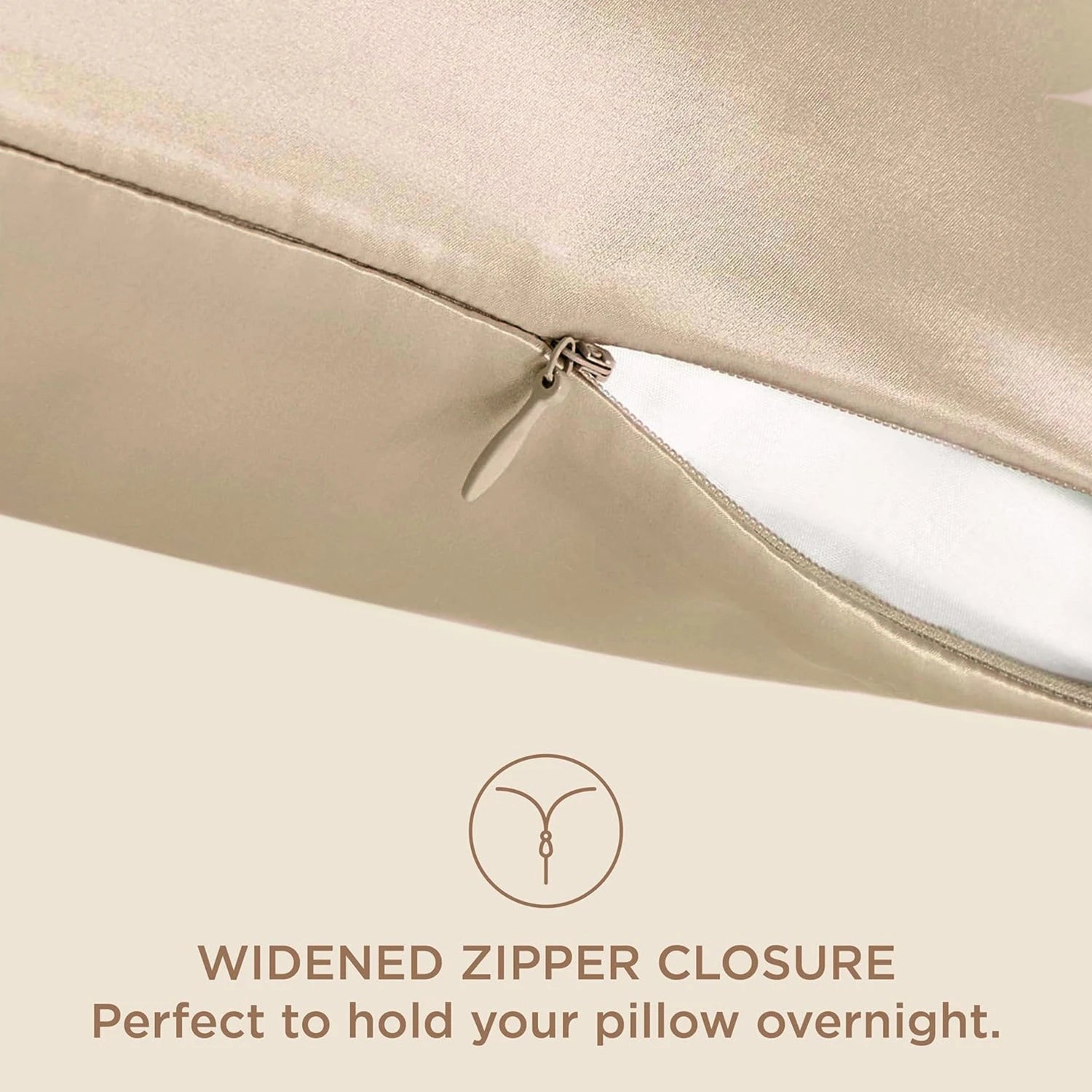 Taie d'oreiller ivoire