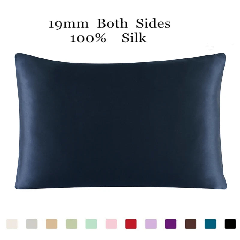 Taie d'oreiller bleu