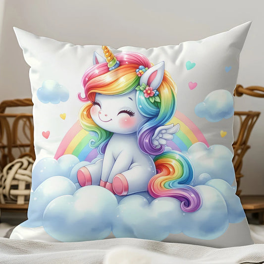 Taie d'oreiller licorne