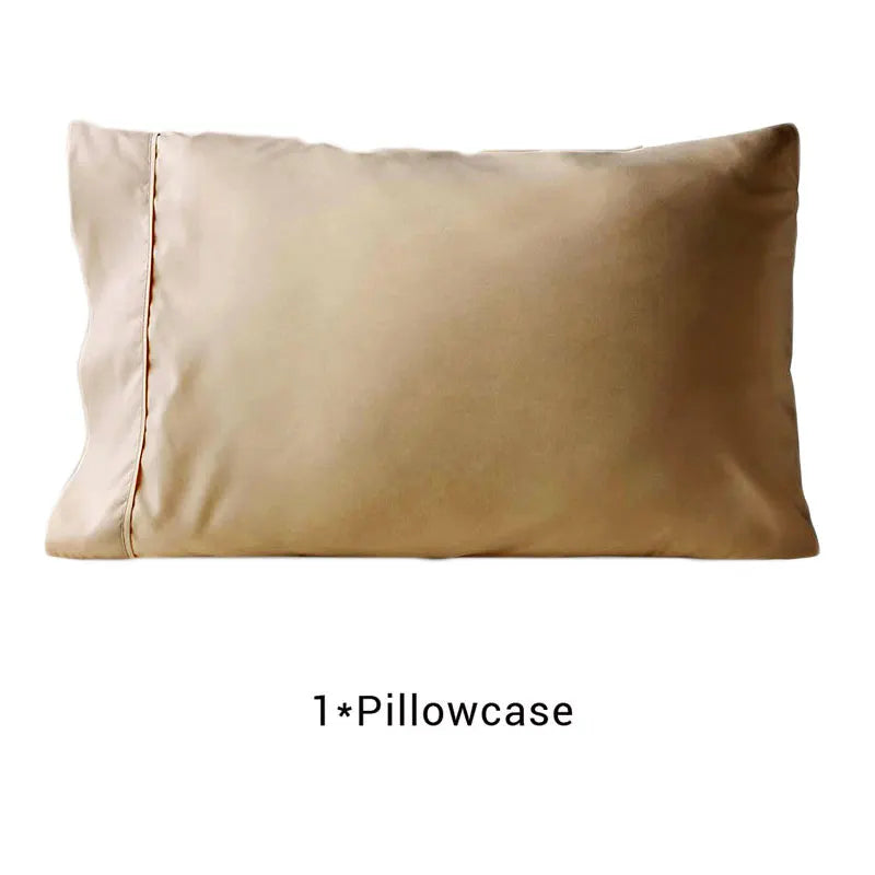 Taie d'oreiller marron