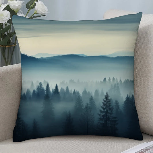 Taie d'oreiller montagne