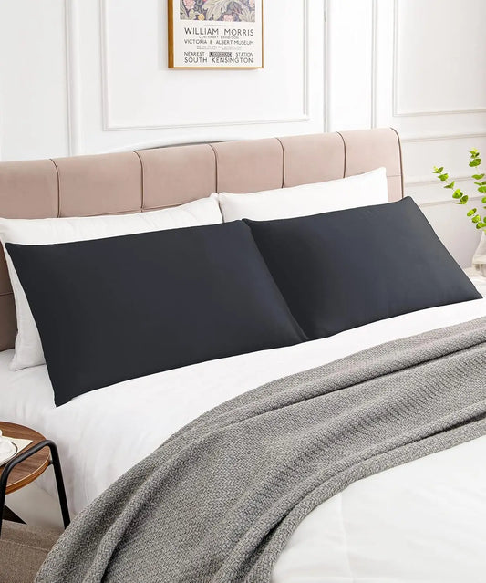 Taie d'oreiller noir