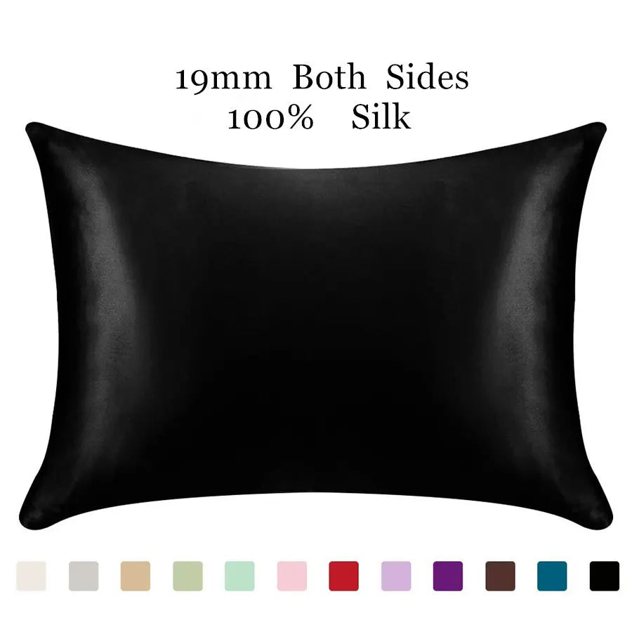 Taie d'oreiller noir