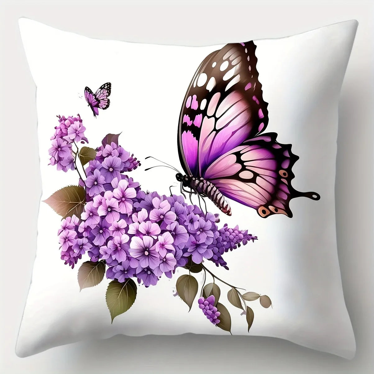 Taie d'oreiller papillon