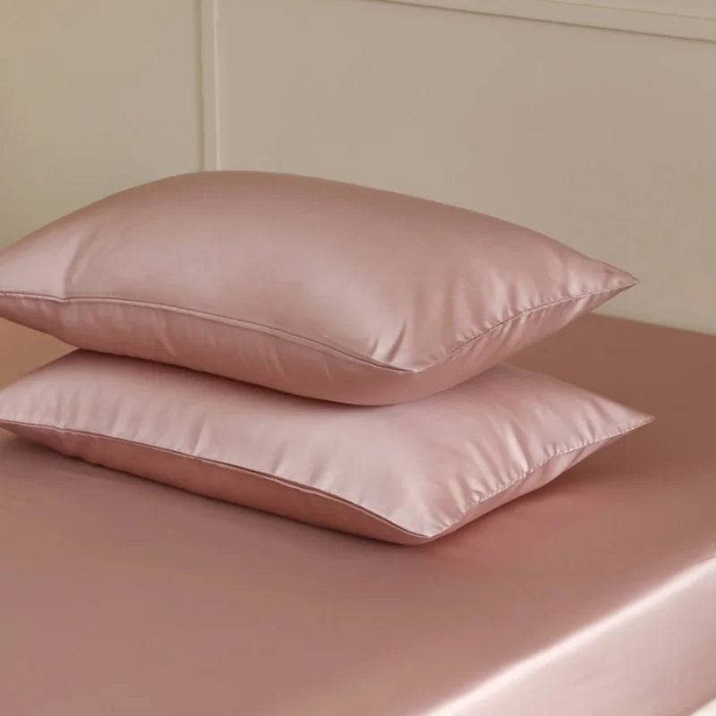 Taie d'oreiller rose