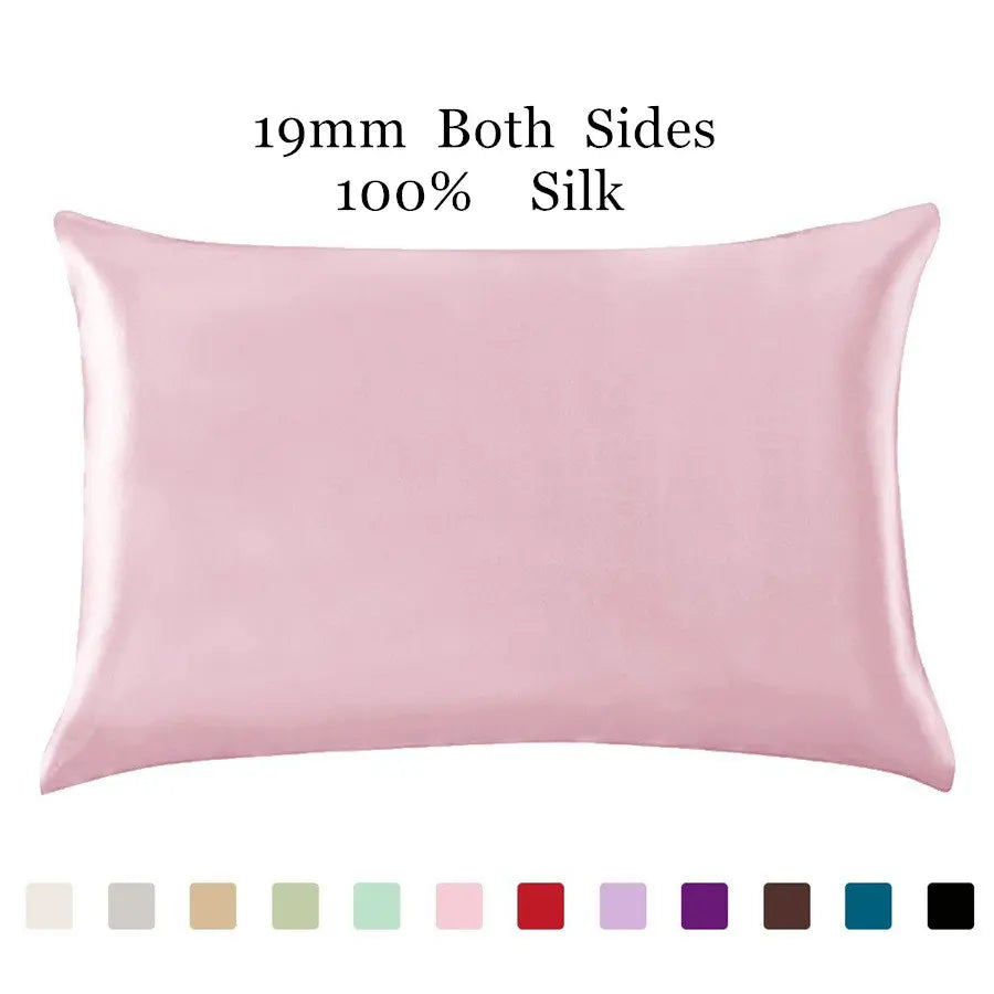 Taie d'oreiller rose