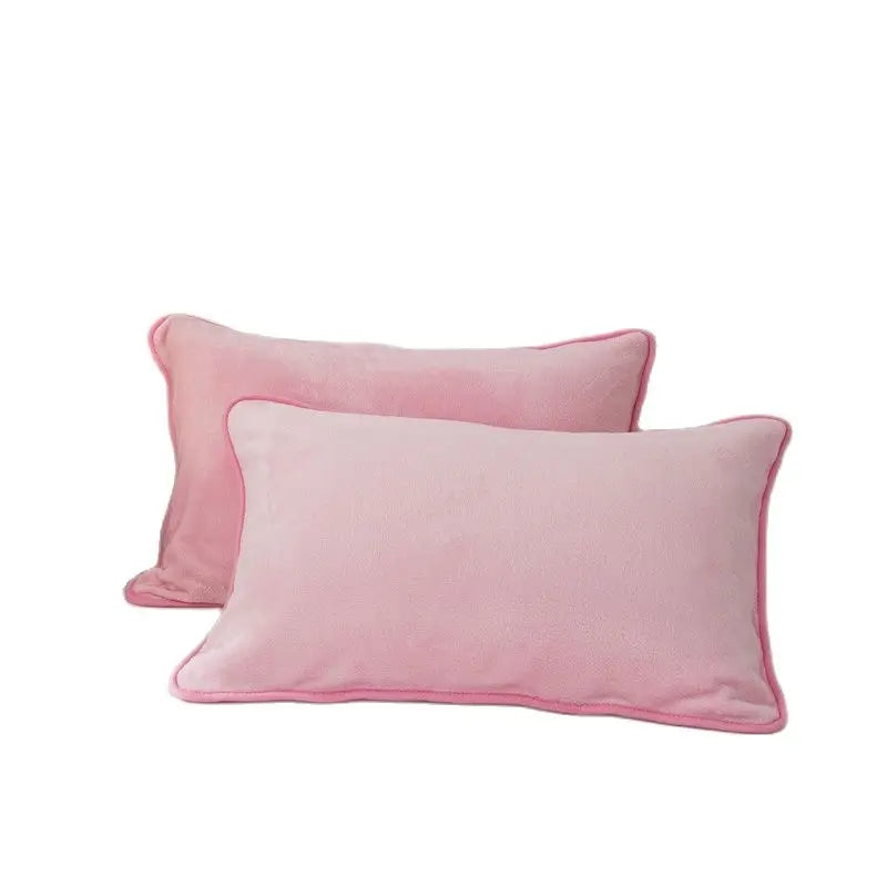 Taie d'oreiller rose