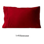 Taie d'oreiller rouge - Vignette | My Store