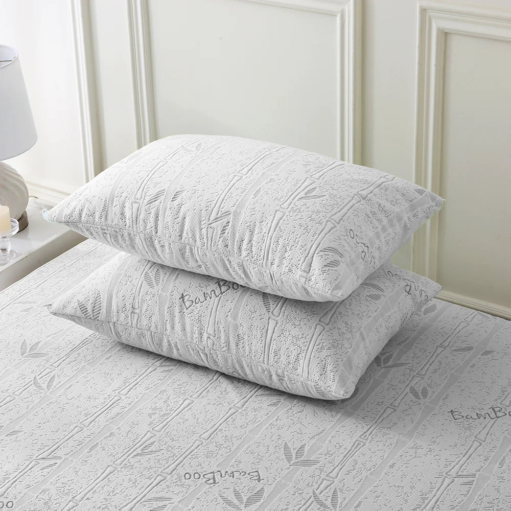 Taie d'oreille soie de bambou gris