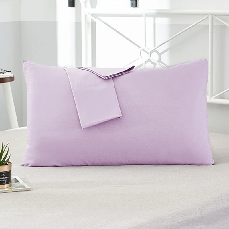 taie d'oreiller violet